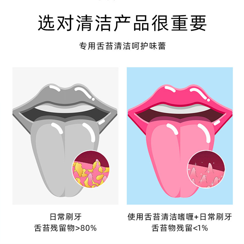 舌苔刷清洁器参女男士去口臭啫喱膏 天天特卖工厂店牙刷/口腔清洁工具