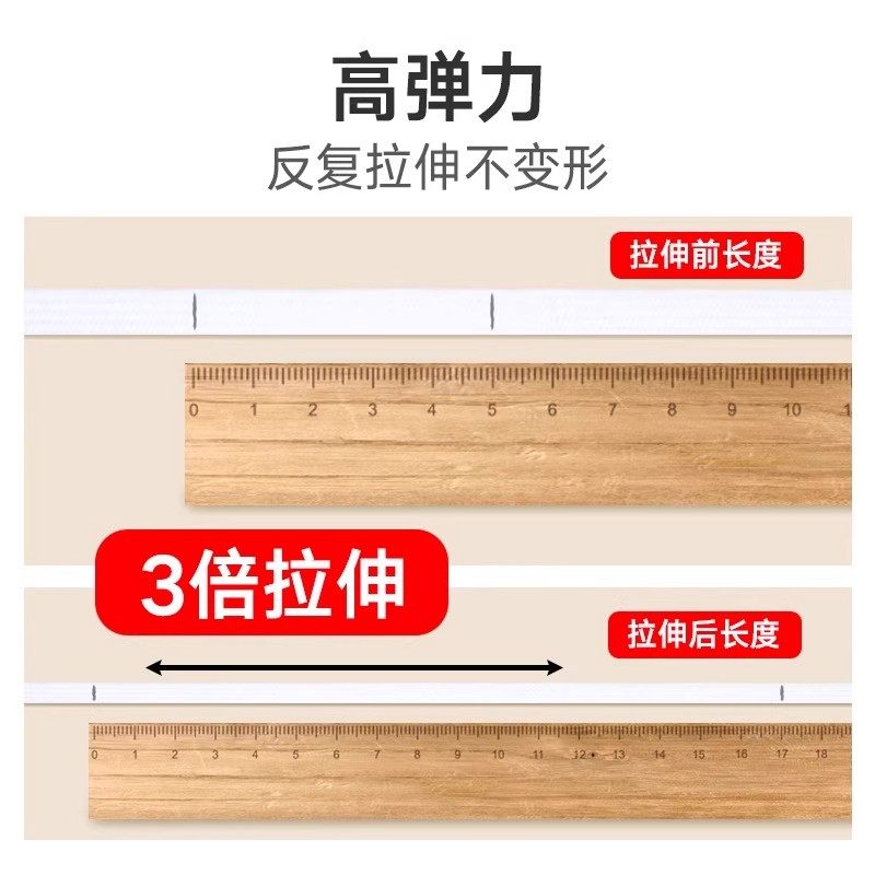 【松紧带】高弹力裤子橡皮筋橡筋带裤头橡筋绳子加厚宽扁弹力皮筋,淘宝优惠券,粉丝福利购,淘宝优惠卷