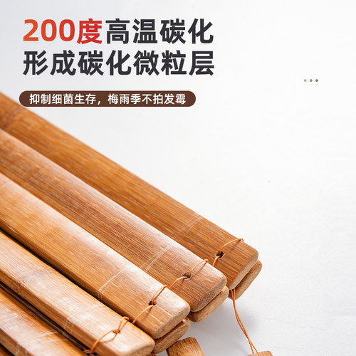 防霉碳化竹裤架加厚老式家用裤夹子十字衣架晾晒裤子专用无痕收纳 - 图0