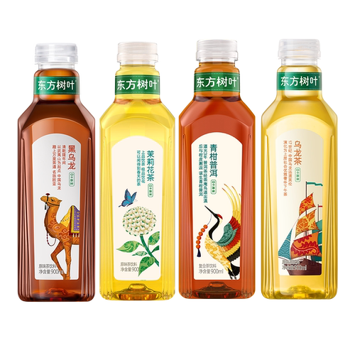 东方树叶900ml茉莉花茶饮料无糖茶纯青柑普洱乌龙茶茶叶饮品大瓶 - 图2