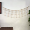 Wooden bead rope wall decoration pendant photo wall decoration hemp rope hanging seamless nail school theme wall display photo wall