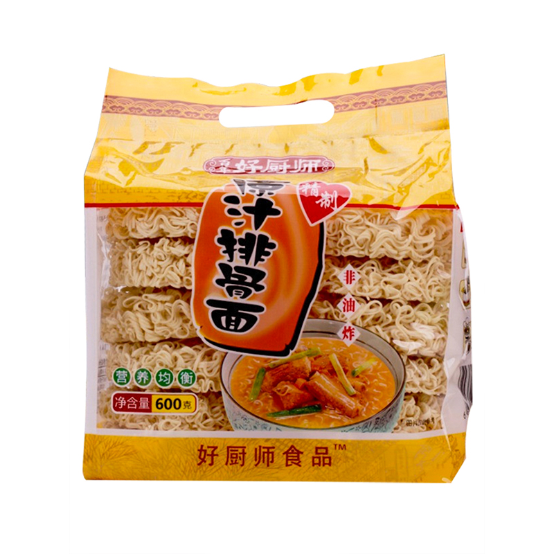 【稳定签到】好厨师特制原汁排骨面600g