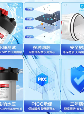 咪呐大白瓶前置过滤器8T大流量