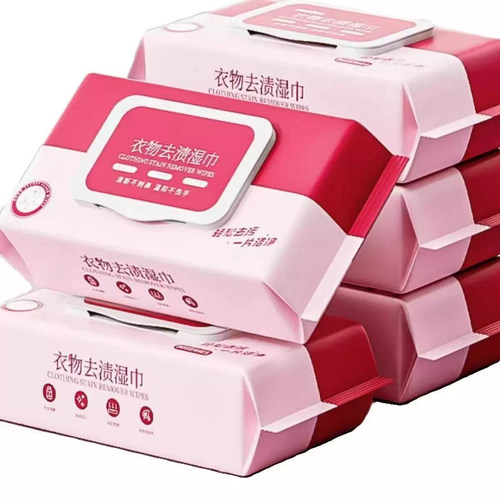 【60抽】羽绒服清洁湿巾 - 图1