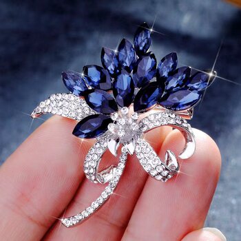 brooch rhinestone ລະດັບສູງສໍາລັບເສື້ອຄຸມຜູ້ຍິງ, ເສື້ອຄຸມ, corsage, ຕ້ານການ exposure fixed pin, ອຸປະກອນເສີມອະເນກປະສົງສໍາລັບເຄື່ອງນຸ່ງຫົ່ມ, ລະດັບສູງ