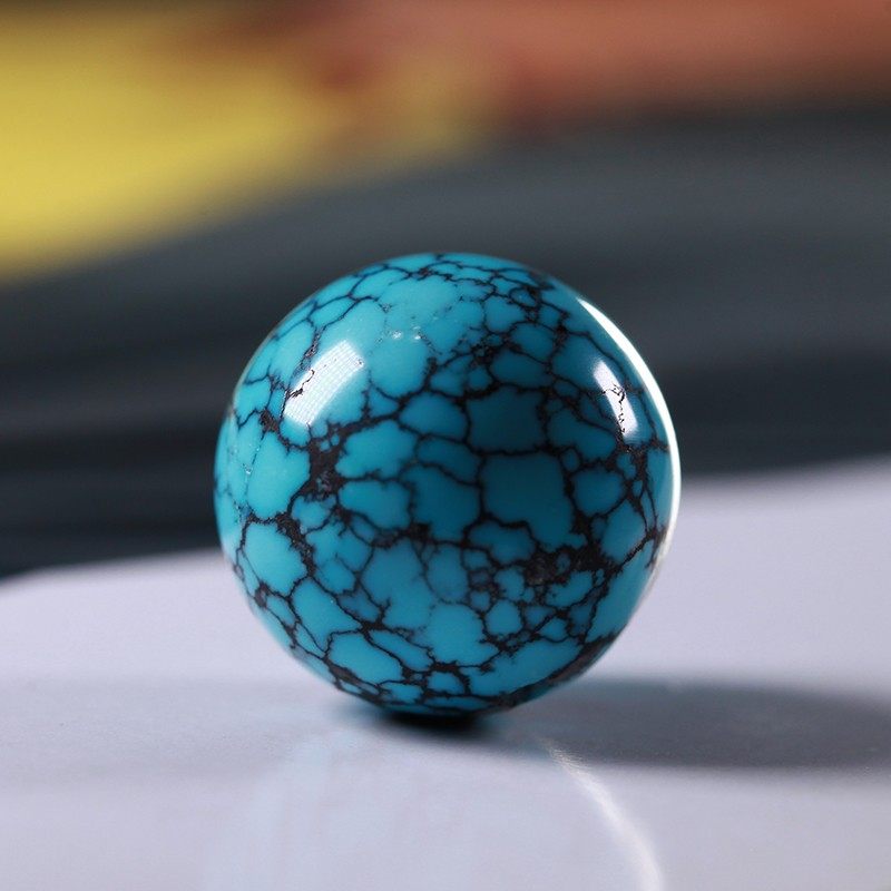 原矿绿松石铁线纹网水草纹圆珠星月猴头文玩DIY配饰乌兰花高瓷,淘宝优惠券,粉丝福利购,淘宝优惠卷