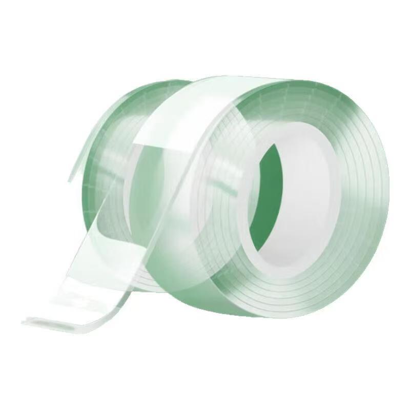 纳米双面胶高粘度排插固定贴自粘强力无痕免打孔墙面加厚胶贴照片框免钉胶车用双面贴不伤墙防水透明胶带网格 - 图3