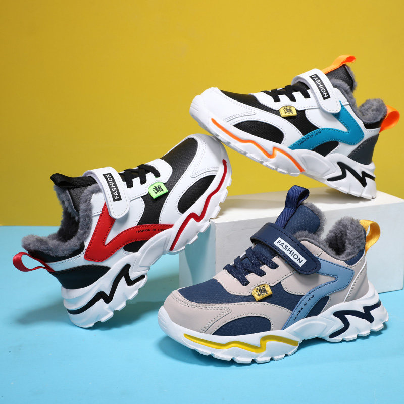 ABC EUEU男童棉鞋2025秋冬新款加绒加厚儿童大棉鞋防水防滑运动鞋,淘宝优惠券,粉丝福利购,淘宝优惠卷
