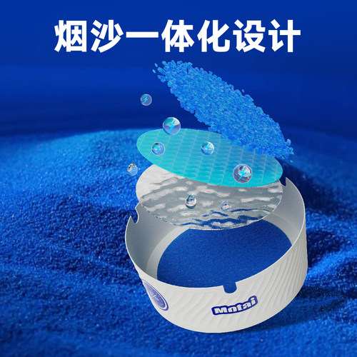 自带灭烟沙一次性烟灰缸清洁剂家用办公室防飞灰去烟味便携6 - 图3