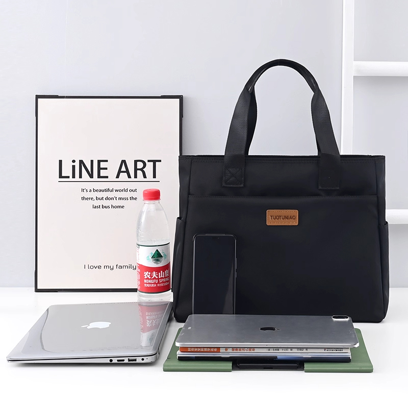 Ibrahimovic men's and women's same fashion handbag, large-capacity computer bag, work commuter document bag, briefcase