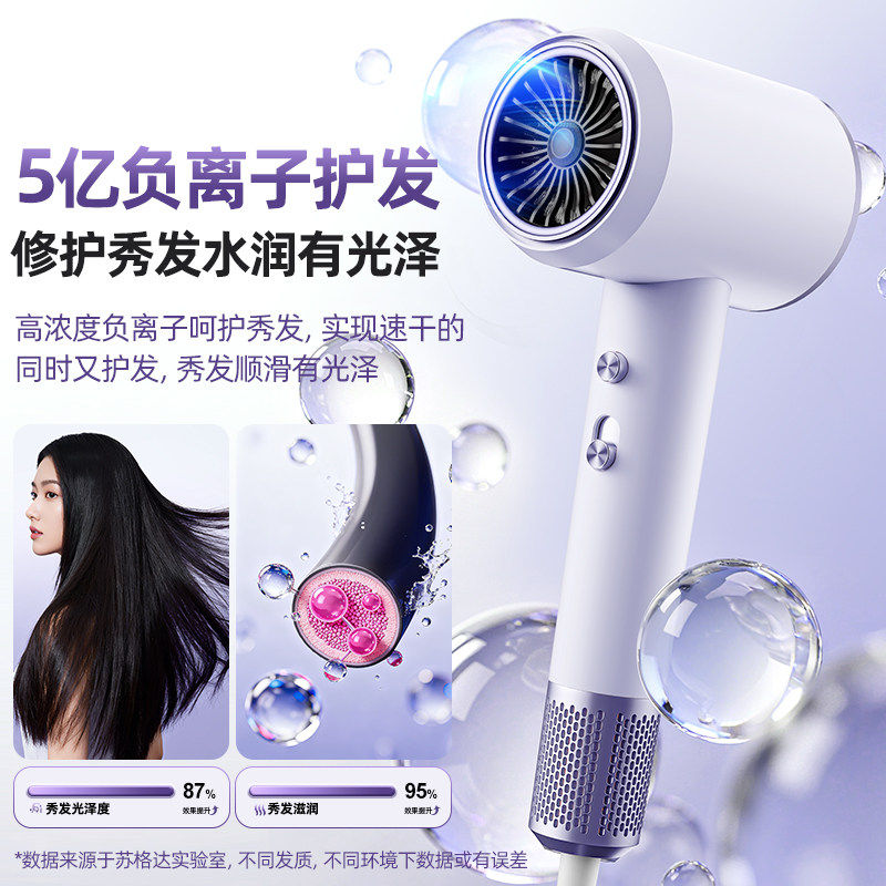 吹风机家用高速负离子护发静音速干大功率宿舍学生电吹风筒大风力,淘宝优惠券,粉丝福利购,淘宝优惠卷