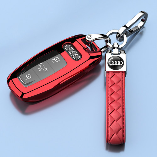 奥迪A6L钥匙套Q4 Q6 Q7汽车用品包 A7L装饰全包A3扣A8壳26新款Q8 - 图3