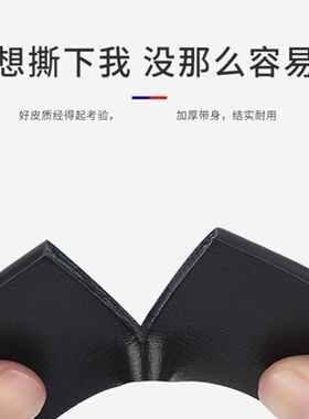 男款商务皮带无牙自动扣内扣腰带