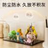 Transparent acrylic display box hand-made building blocks animation model blind box storage box dust cover sticker glass
