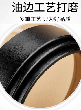 纯牛皮带男士不带头自动扣腰带真