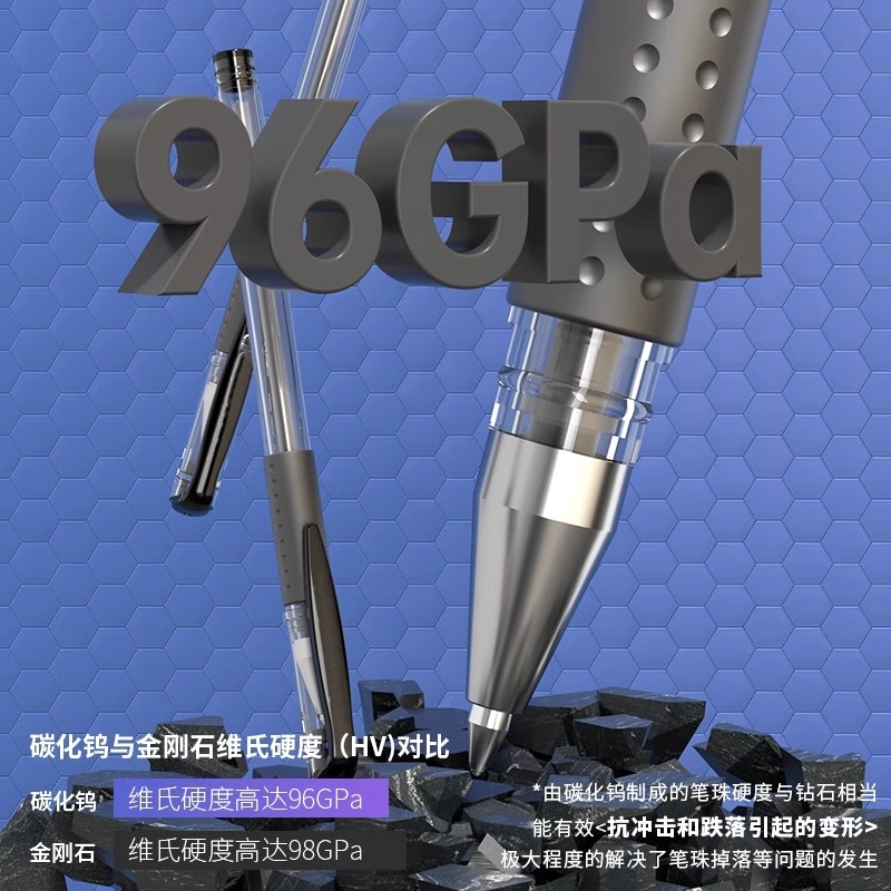 New black 0.5mm gel pen office stationery