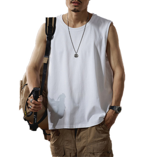 American cotton sleeveless vest | Over 15,000 additional purchases