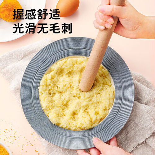 实木擀面杖案板套装实木大小号压面棍家用饺子皮赶杆面棍擀檊面棒 - 图0