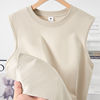 Heavy cotton vest men's summer outer wear sleeveless T-shirt