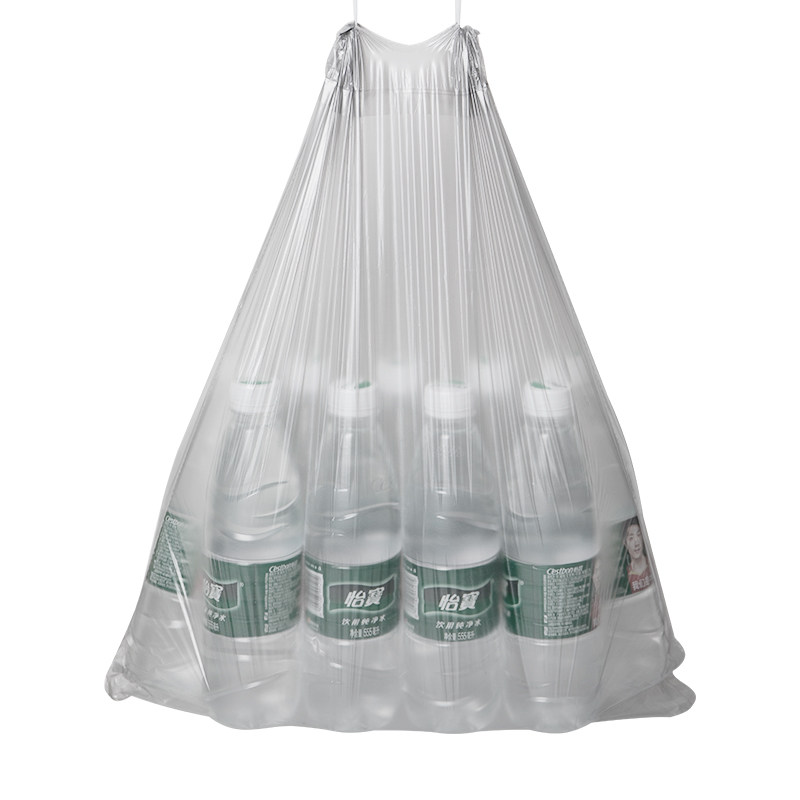 银灰抽绳式自动收口垃圾袋20只