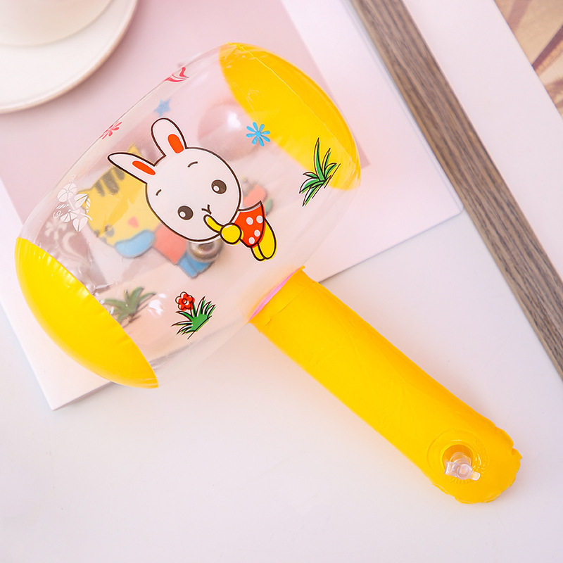 卡通透明充气小榔头充气锤带铃铛小礼品儿童玩具幼儿园奖品奖励,淘宝优惠券,粉丝福利购,淘宝优惠卷