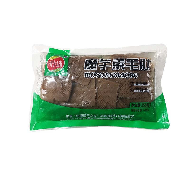 魔芋素毛肚片258g0脂低卡低碳水毛肚串串麻辣烫食材肚片商用 - 图3