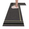 Mat geometric light luxury 3D printed home carpet quick-drying kitchen stain-resistant floor mat technology cloth gym light luxury