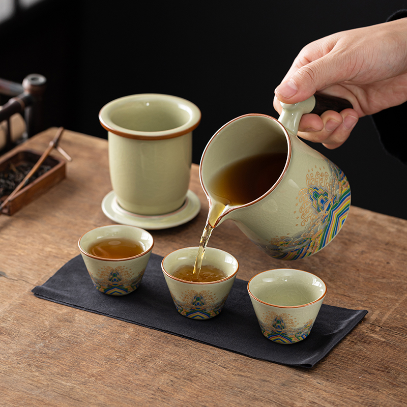 2025新款旅行茶具套装便携式户外露营泡茶喝茶装备随行快客杯精致 - 图1