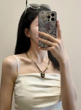 新款一线沉香木5毫米左右搭配沉香吉字锁镶嵌葫芦配饰等diy项链