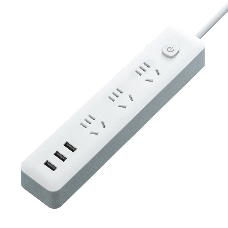 多功能usb插座面板多孔带线家用插排插板接线板插线板转换器分控_虎窝淘