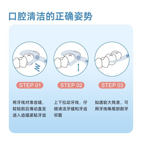 小鹿妈妈超细牙线家庭装一次性牙签棒盒独立包装剔牙神器便携随身 - 图2
