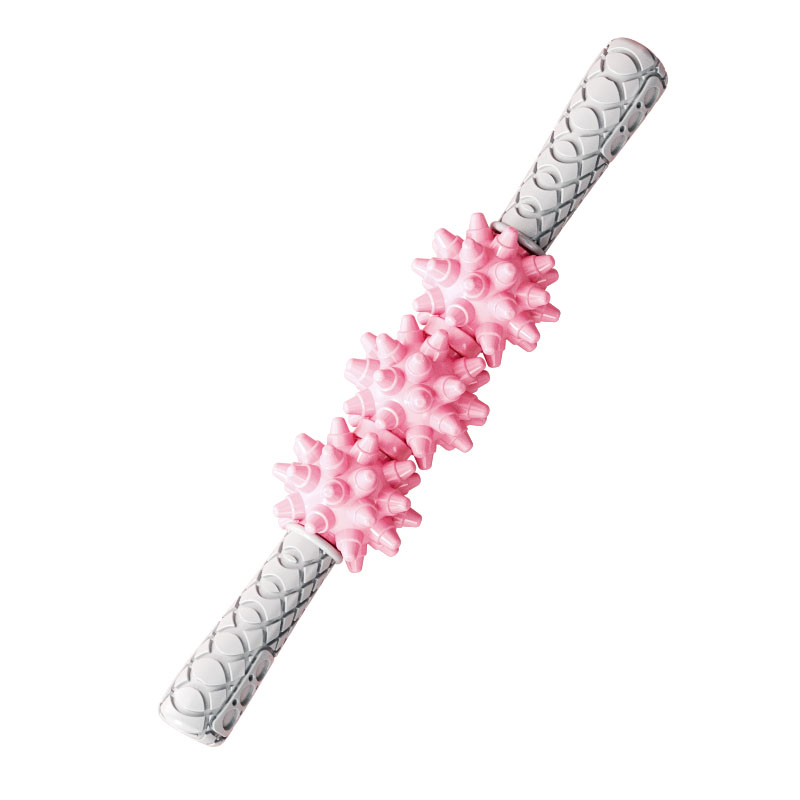 狼牙棒泡沫轴按摩棒滚轴肌肉放松瑜伽器材筋膜棒滚腿腿部神器大腿 - 图3