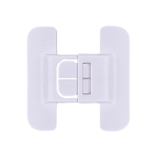 冰箱门固定扣闭门器双扣设计不易打开防开卡扣免打孔自粘式安全锁 - 图3