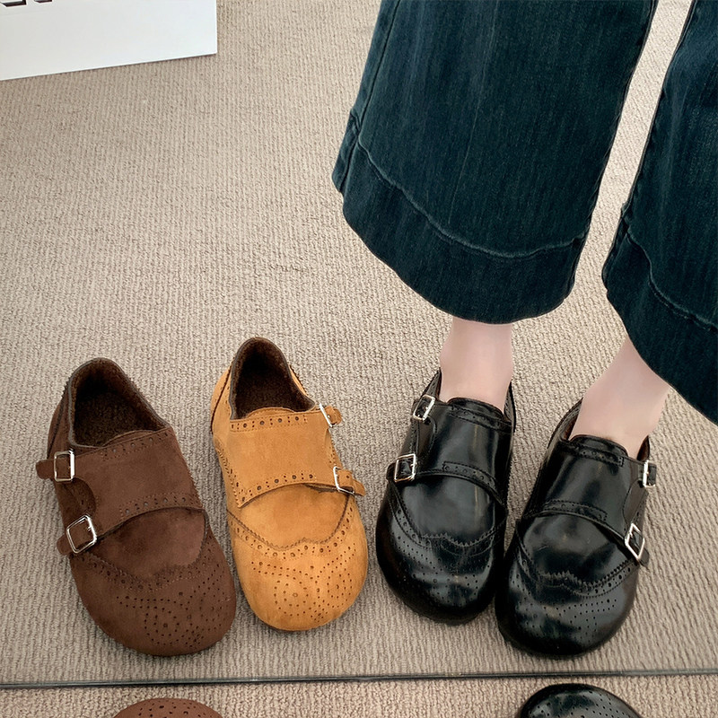 平底加绒勃肯鞋女2025新款冬季女鞋子巴洛克小皮鞋保暖二棉鞋防滑,淘宝优惠券,粉丝福利购,淘宝优惠卷