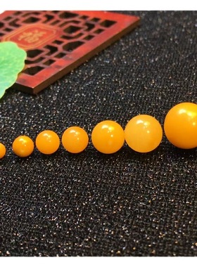 蜜蜡散珠圆珠蜜蜡手串佛珠