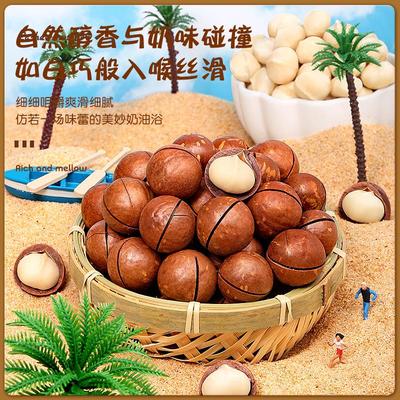 新货夏威夷果坚果罐装500g年货零食干果散装称斤炒货果仁