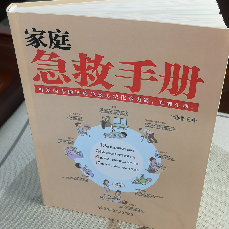 正版速发 家庭急救手册 现代科普家庭医生常见急救知识指导书 医学基本常识生活安全护理书中暑休克溺水急症抢救方法教程书 cys - 图1