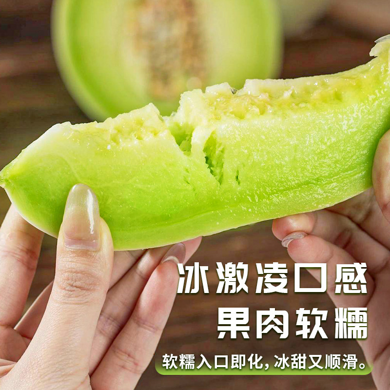 正宗玉菇甜瓜新鲜水果冰激凌应当季现摘现发软糯多汁鲜运整箱包邮