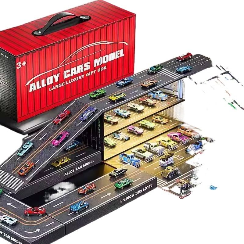 儿童合金玩具车套装小汽车礼盒回力赛车模型工程车男孩子生日礼物,淘宝优惠券,粉丝福利购,淘宝优惠卷