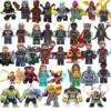 Building block doll toy 2025 motorcycle ninja jigsaw puzzle doll sports car boy assembled and inserted randomly