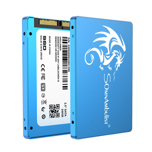 SSD固态硬盘120G256台式机128G笔记本240电脑SATA3.0接口2.5寸 - 图0