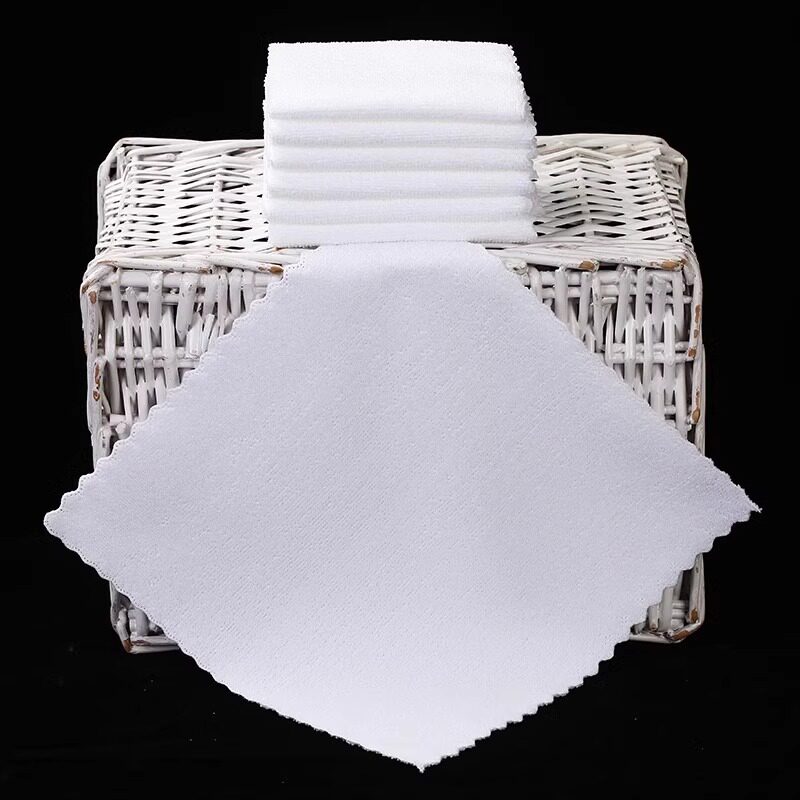 毛巾多功能清洁白方巾洗碗巾餐巾居家厨房抹布餐厅火锅酒店擦手巾