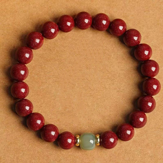 Cinnabar bracelet for smooth transportation and wealth. Both men and women can wear it. Specifications