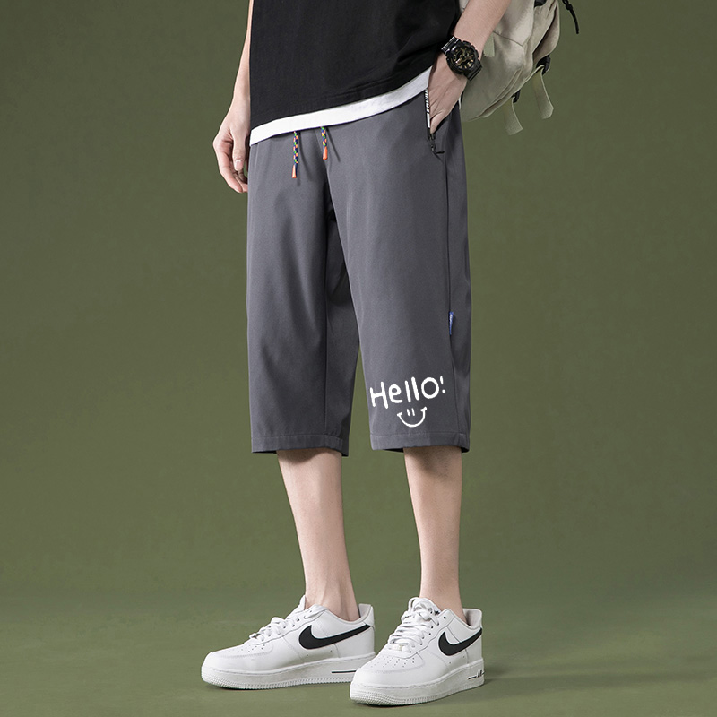 冰丝七分裤夏季新款运动休闲裤子 天天特卖工厂店休闲裤