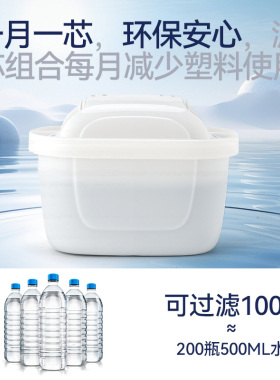 适用于德国BRITA碧然德滤芯滤水壶三代3.5L家用净水壶通用自来水