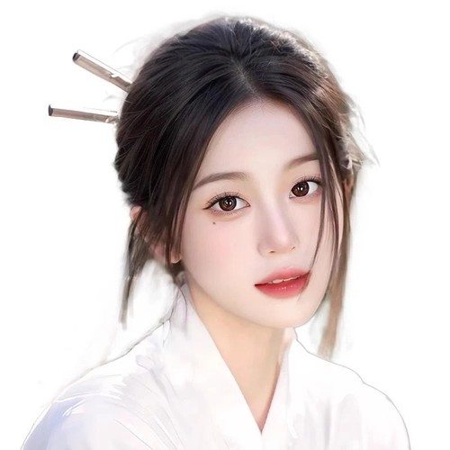 八字刘海假发片自然前额头顶遮白发增发量蓬松高颅顶中分遮盖轻薄 - 图3