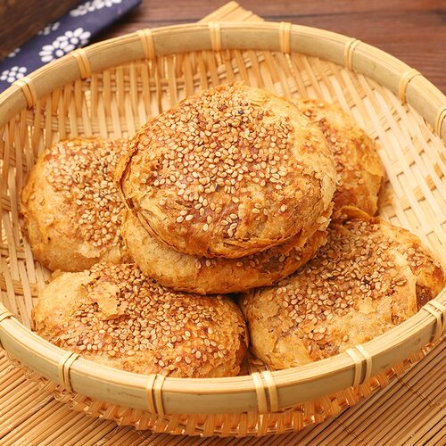 北京麻酱椒盐烧饼芝麻特产火烧传统手工真空包装早餐小吃山东速食 - 图2