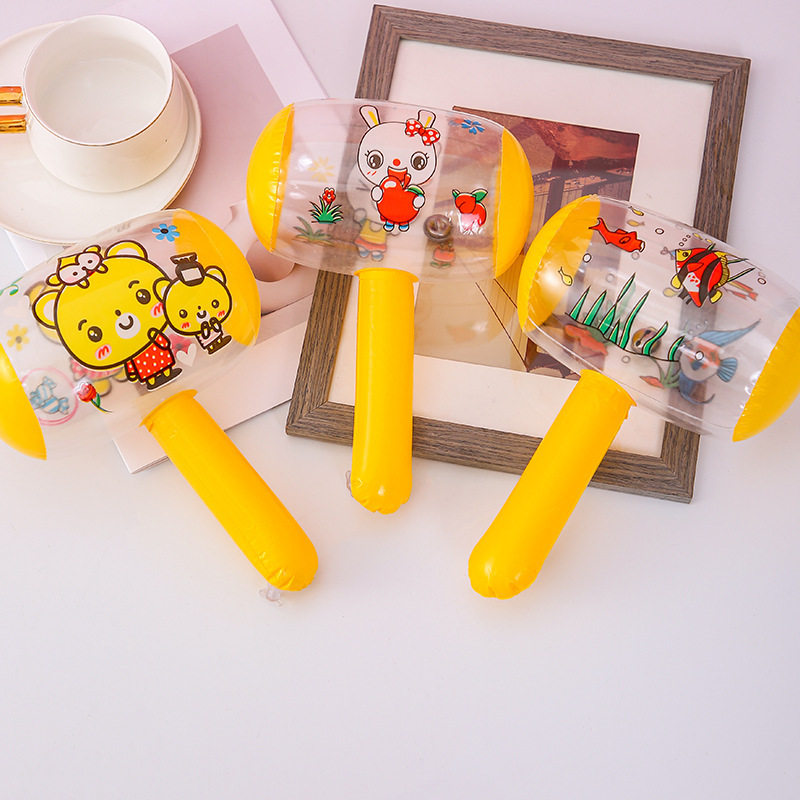 卡通透明充气小榔头充气锤带铃铛小礼品儿童玩具幼儿园奖品奖励,淘宝优惠券,粉丝福利购,淘宝优惠卷