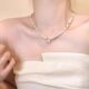 Pearl bow clavicle chain for women | Thousands of people purchased more