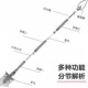 Multifunctional manganese steel folding engineer shovel for outdoor adventure